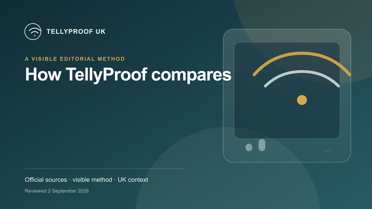 Six evidence areas used to assess UK internet television services
